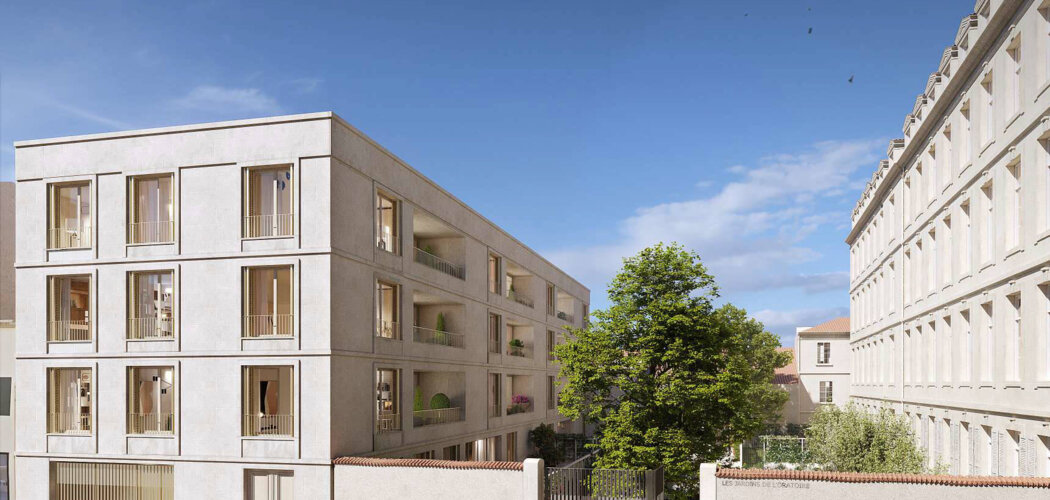 Programme immobilier neuf LES JARDINS DE L‘ORATOIRE LA ROCHELLE - La Rochelle proche du centre historique (17000) - Référence : 12505