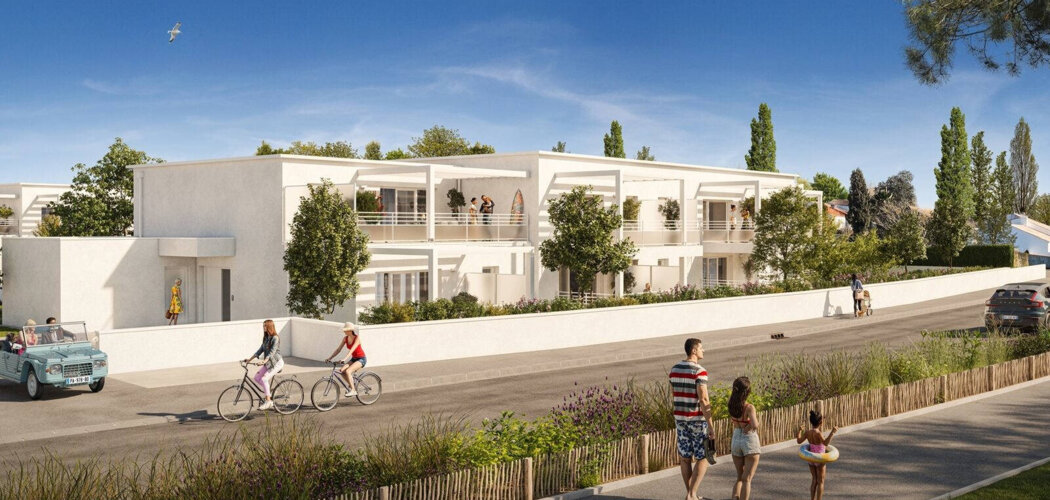 Programme immobilier neuf Les Terrasses de la Grière - La Tranche-sur-Mer cadre balnéaire privilégié à deux pas du littoral (85360) - Référence : 16450
