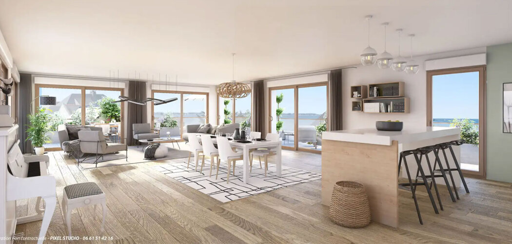 Programme immobilier neuf RESIDENCE VILLA BEAU RIVAGE - La Turballe dans un cadre balnéaire d’exception (44420) - Référence : 14149