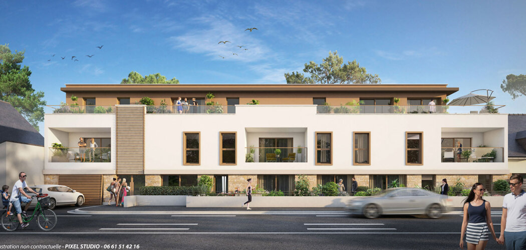 Programme immobilier neuf RESIDENCE VILLA BEAU RIVAGE - La Turballe dans un cadre balnéaire d’exception (44420) - Référence : 14149