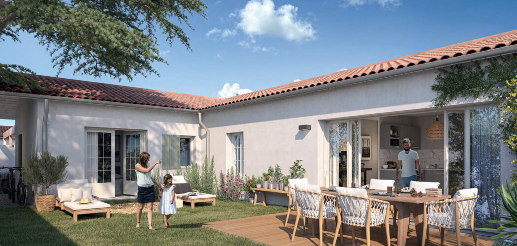 Programme immobilier neuf LES VILLAS IODEES - Le Bois-Plage-en-Ré proche de la plage (17580) - Référence : 12883