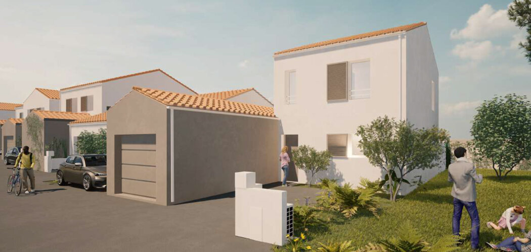 Programme immobilier neuf LES JARDINS DE JOFFRE - Les Sables d’Olonne maisons proches de la Grande Plage (85100) - Référence : 16457