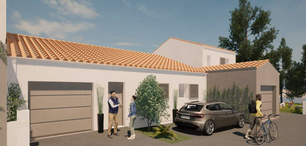 Programme immobilier neuf LES JARDINS DE JOFFRE - Les Sables d’Olonne maisons proches de la Grande Plage (85100) - Référence : 16457