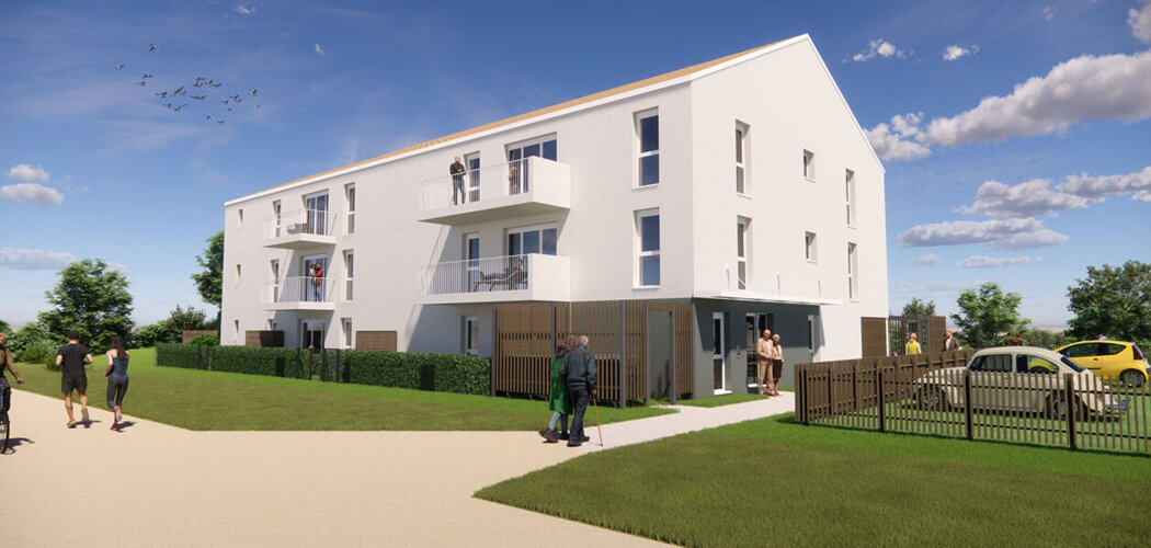 Programme immobilier neuf Mona Nova Machecoul - Machecoul-Saint-Même cadre verdoyant pour une résidence seniors (44270) - Référence : 18208