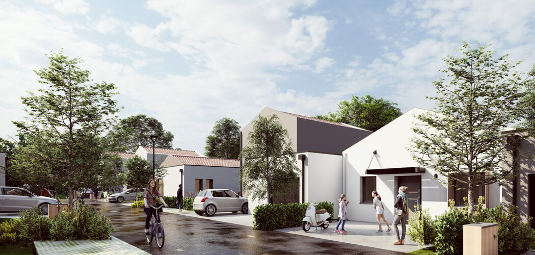 Programme immobilier neuf MONA LISA - Montaigu-Vendée : logements neufs T2–T4 proche des commerces (85600) - Référence : 11280