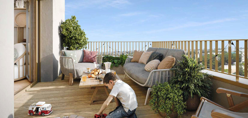 Programme immobilier neuf LIZY - Nantes Bottière-Chénaie résidence à proximité du tramway (44000) - Référence : 12901