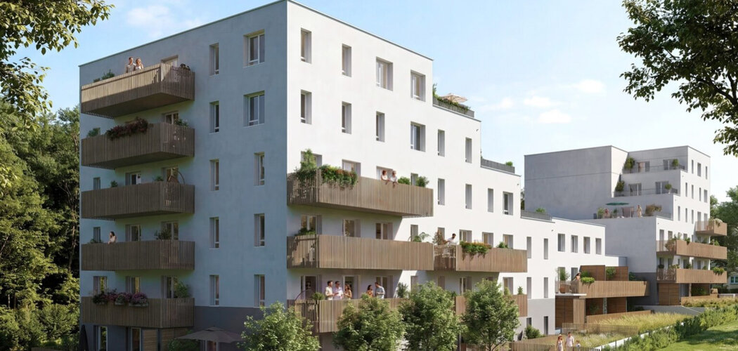 Programme immobilier neuf NIDÉLIA - Nantes cadre de vie dynamique proche du métro léger (44000) - Référence : 18211