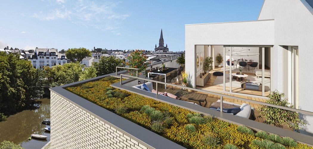 Programme immobilier neuf STREAM - Nantes : logements neufs T1–T5 proche de l’Erdre (44000) - Référence : 16938