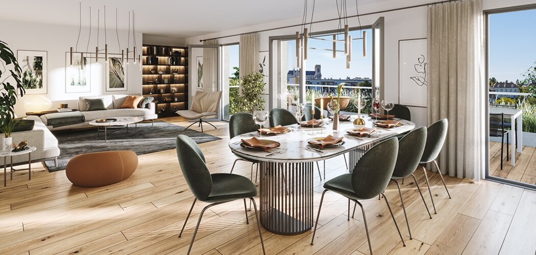 Programme immobilier neuf CARAT - Nantes : logements neufs T2–T4 proche de l’Erdre (44000) - Référence : 15563