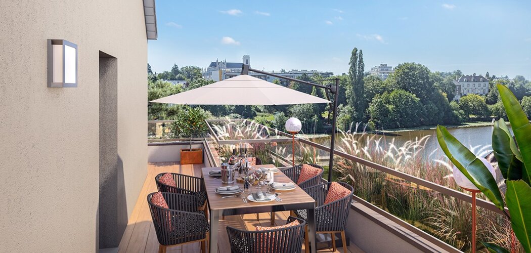 Programme immobilier neuf CARAT - Nantes : logements neufs T2–T4 proche de l’Erdre (44000) - Référence : 15563