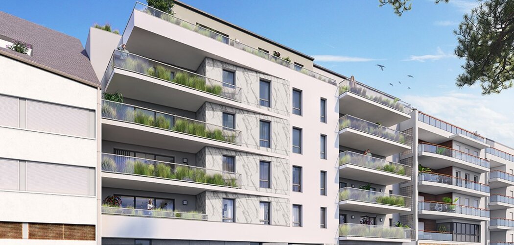 Programme immobilier neuf CARAT - Nantes : logements neufs T2–T4 proche de l’Erdre (44000) - Référence : 15563