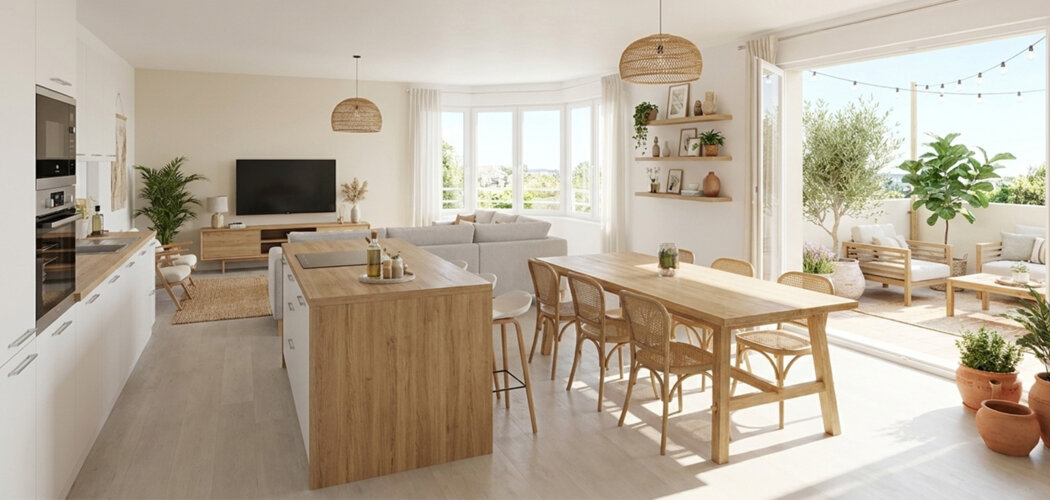 Programme immobilier neuf COCO - Nantes République, une résidence avec jardin paysager sur l’Île de Nantes (44000) - Référence : 17546