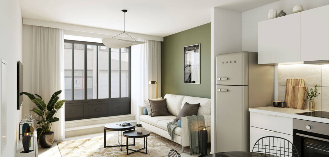 Programme immobilier neuf HOTEL DES COMPAGNONS - Nantes : Résidence studio–T2 avec cadre historique et confort optimisé proche des commodités (44000) - Référence : 14614