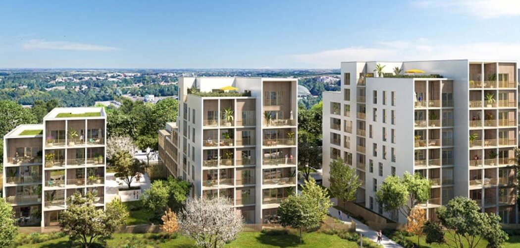 Programme immobilier neuf ECLOZ - Nantes : Résidence studio–T5 avec cadre verdoyant et confort moderne proche des espaces naturels (44000) - Référence : 14243