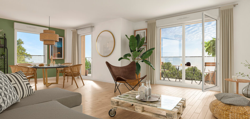 Programme immobilier neuf Coeur Boisé - Nantes : Résidence studio–T6 avec cadre forestier et confort optimisé proche des espaces naturels (44000) - Référence : 14266