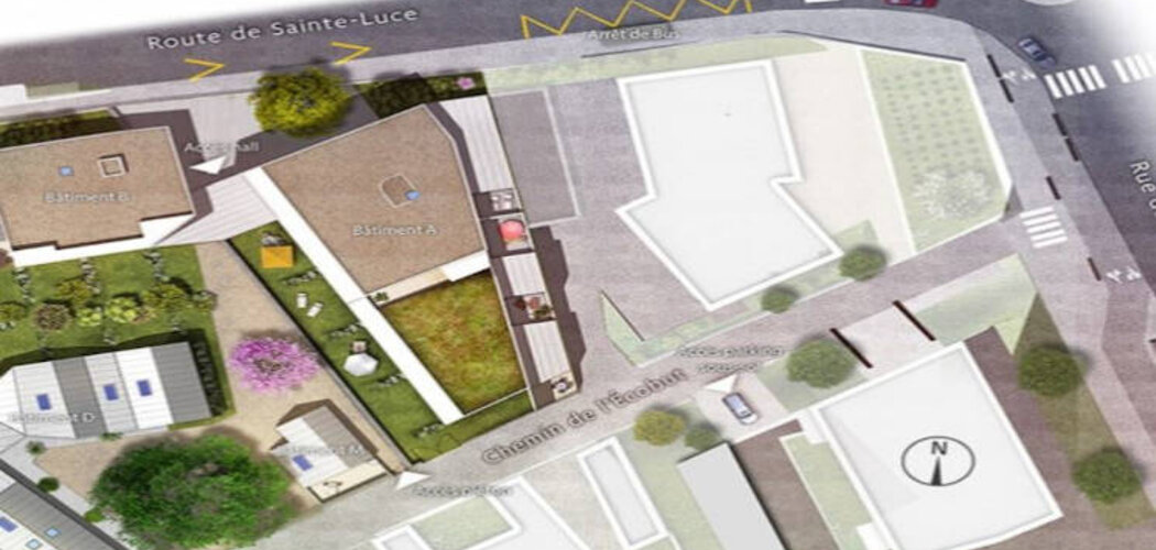 Programme immobilier neuf So Link - Nantes : Résidence T1–T4 avec cadre naturel et confort optimisé proche du tramway (44000) - Référence : 14188