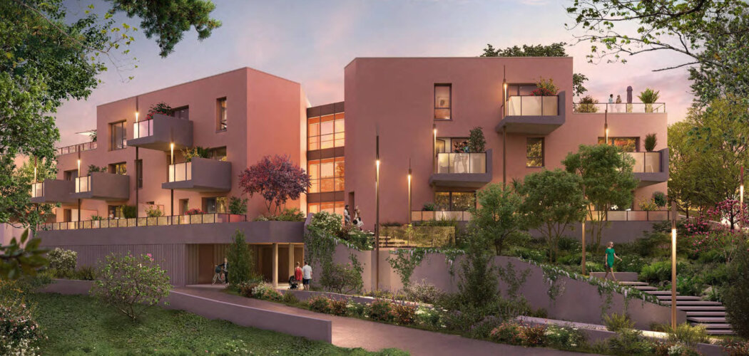 Programme immobilier neuf Ambre - Nantes : Résidence T2–T4 avec cadre intimiste et confort optimisé proche des commodités (44000) - Référence : 14475