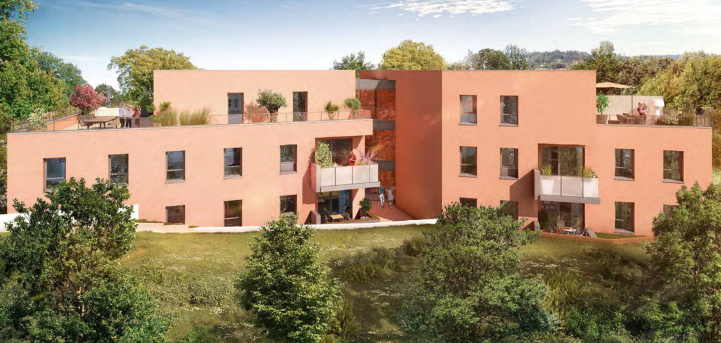 Programme immobilier neuf Ambre - Nantes : Résidence T2–T4 avec cadre intimiste et confort optimisé proche des commodités (44000) - Référence : 14475