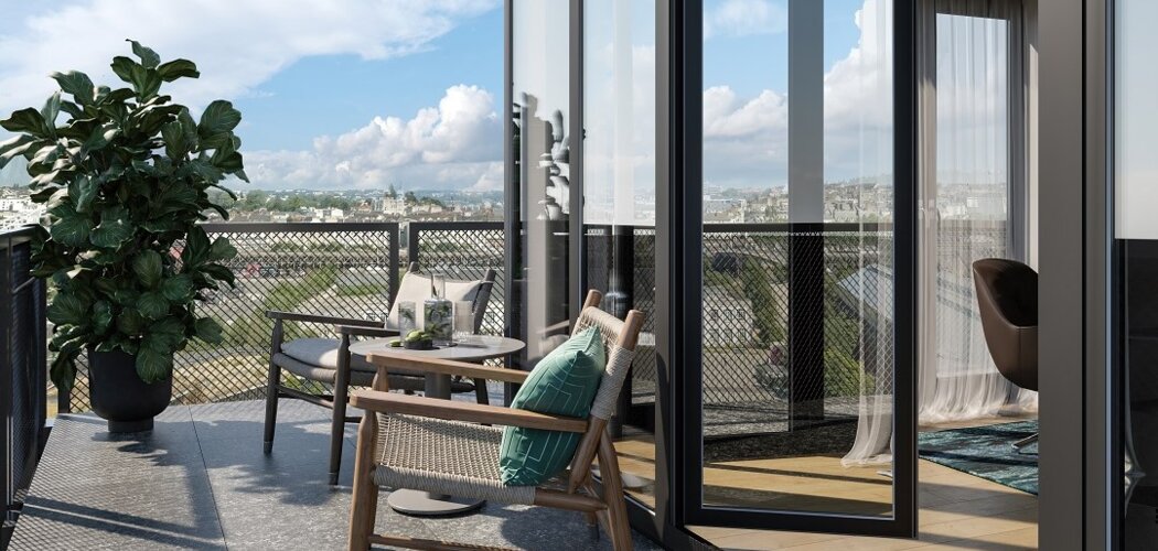 Programme immobilier neuf FUSION - Nantes vue dégagée sur le futur Parc de Loire (44000) - Référence : 16028