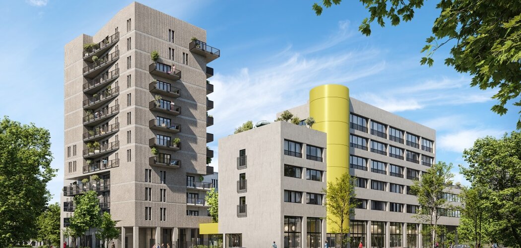 Programme immobilier neuf FUSION - Nantes vue dégagée sur le futur Parc de Loire (44000) - Référence : 16028