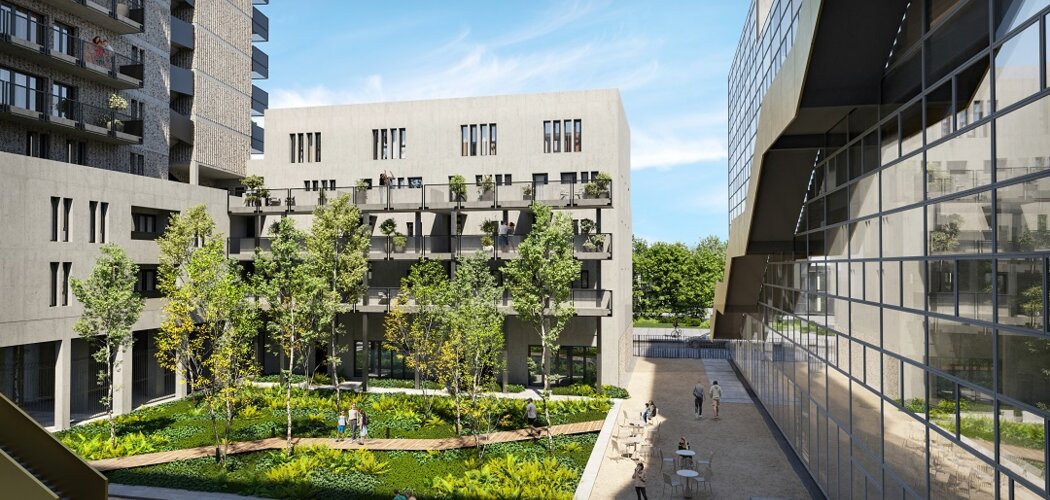 Programme immobilier neuf FUSION - Nantes vue dégagée sur le futur Parc de Loire (44000) - Référence : 16028