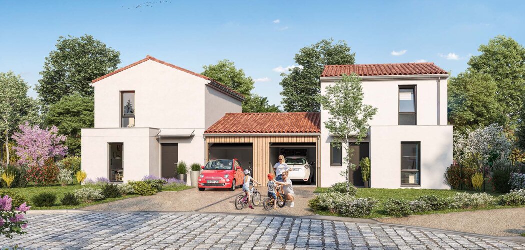 Programme immobilier neuf Les Villas Montoises - Notre-Dame-de-Monts à deux pas de la plage et forêt (85690) - Référence : 8774