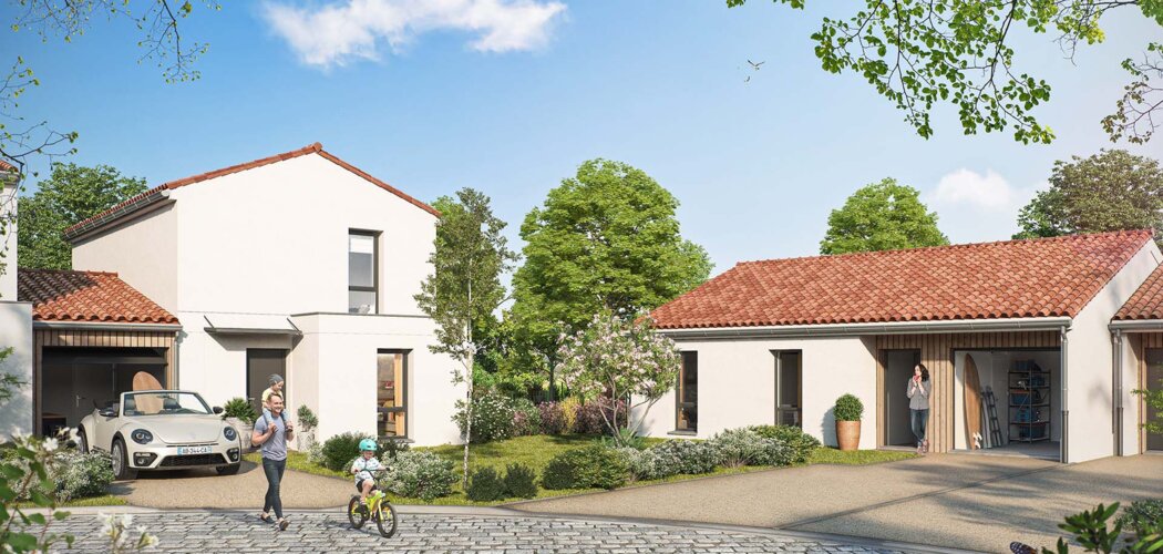 Programme immobilier neuf Les Villas Montoises - Notre-Dame-de-Monts à deux pas de la plage et forêt (85690) - Référence : 8774