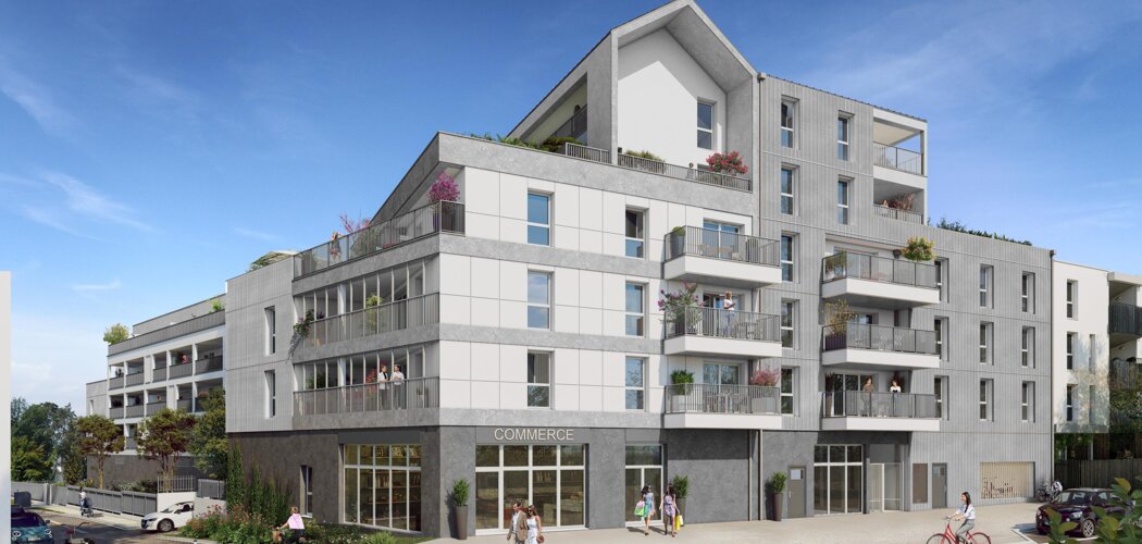 Programme immobilier neuf Pulse - Orvault  au nord de Rennes (44700) - Référence : 15536