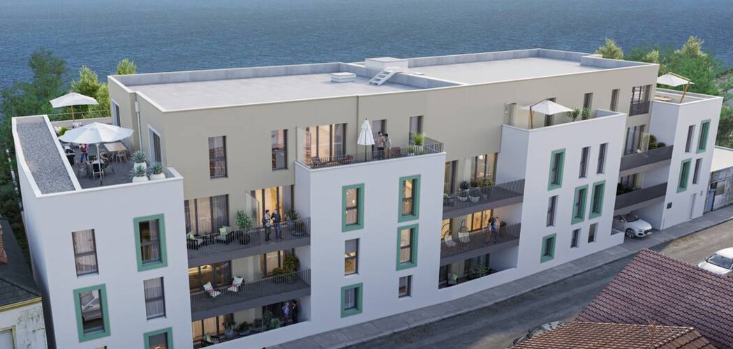 Programme immobilier neuf REFLET -  Paimboeuf : logements neufs sécurisés et lumineux face à la Loire (44560) - Référence : 7608