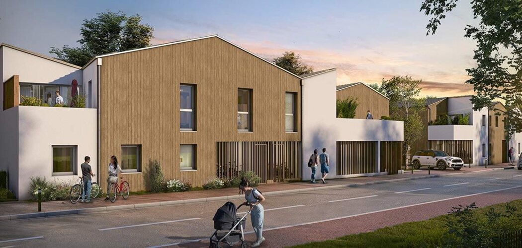 Programme immobilier neuf Rivéa - Périgny : logements neufs sécurisés et verdoyants proche des commodités (17180) - Référence : 14538