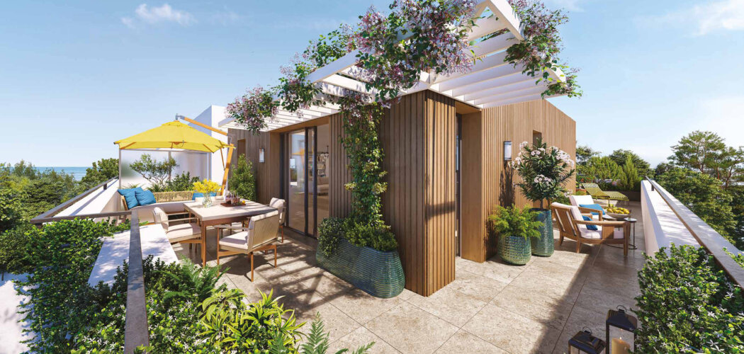 Programme immobilier neuf L'Écrin - Pornichet proche à pied de la plage de la Bonne Source (44380) - Référence : 15547