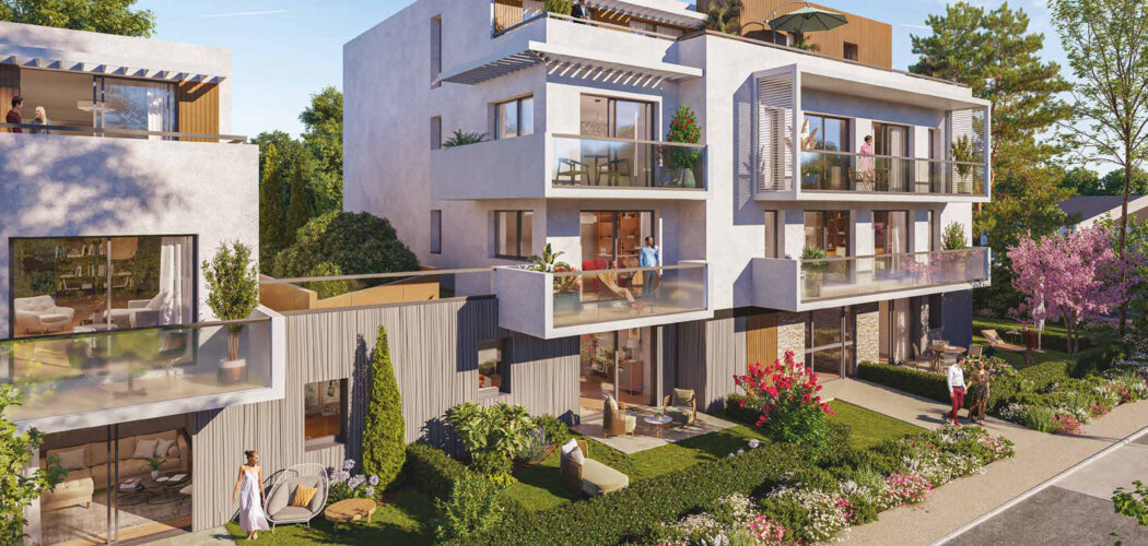 Programme immobilier neuf L'Écrin - Pornichet proche à pied de la plage de la Bonne Source (44380) - Référence : 15547