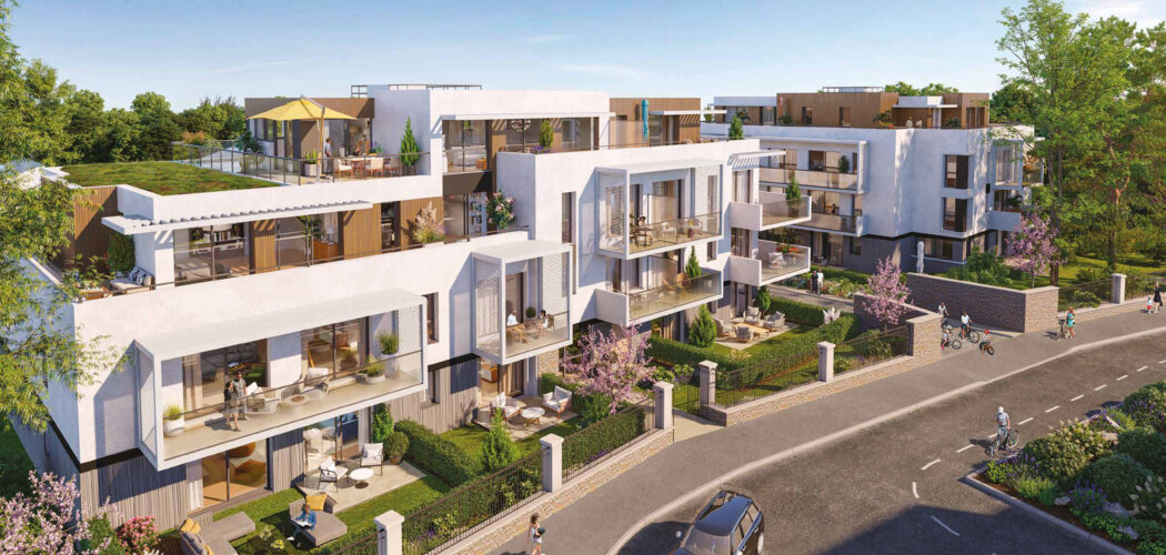 Programme immobilier neuf L'Écrin - Pornichet proche à pied de la plage de la Bonne Source (44380) - Référence : 15547