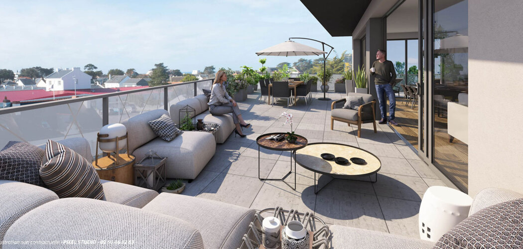 Programme immobilier neuf VILLA RENAISSANCE - Pornichet proche plage de La Pointe du Bec et gare (44380) - Référence : 15555