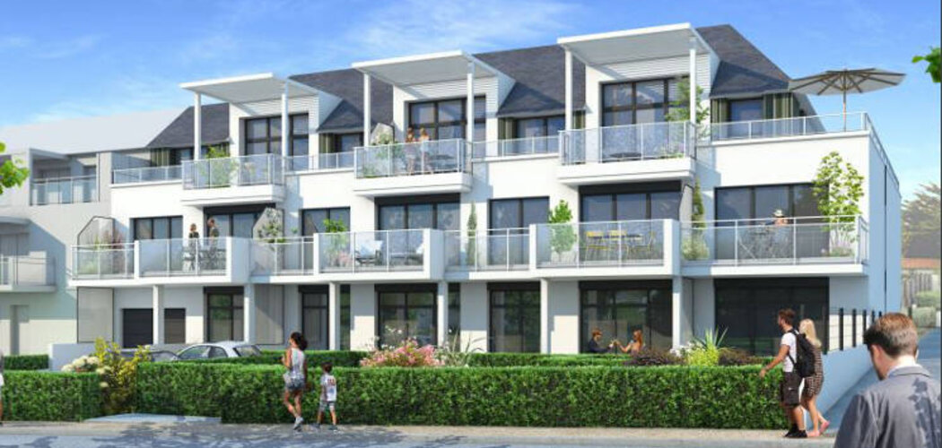 Programme immobilier neuf Fleur du Littoral - Pornichet : Résidence T2–T4 avec cadre balnéaire et confort optimisé proche des espaces naturels (44380) - Référence : 14214