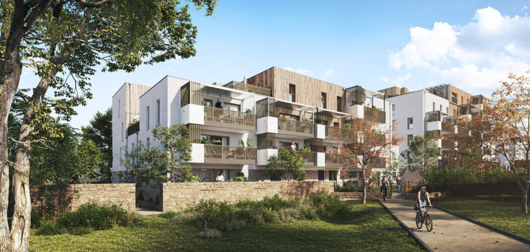 Programme immobilier neuf BOSCO - Rezé : logements neufs sécurisés et verdoyants proche des transports (44400) - Référence : 15250