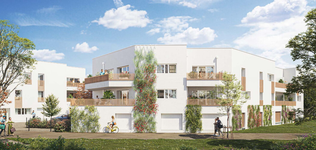 Programme immobilier neuf ESPRIT FAUBOURG - Rezé quartier Pont-Rousseau à deux pas des  tram 2 et 3 (44400) - Référence : 15575