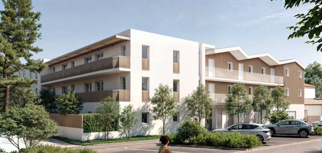 Programme immobilier neuf Domaine du carrelet - Saint-Georges-de-Didonne à proximité des plages (17110) - Référence : 14593