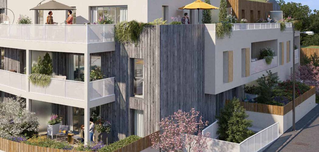 Programme immobilier neuf OPALE - Saint-Gilles-Croix-de-Vie : logements neufs T2–T4 entre rivière et plages (85800) - Référence : 15710