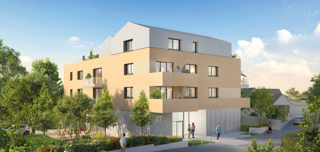 Programme immobilier neuf ABELIA - Saint-Herblain Résidence neuve  à 3 min du bus 91 (44800) - Référence : 9568