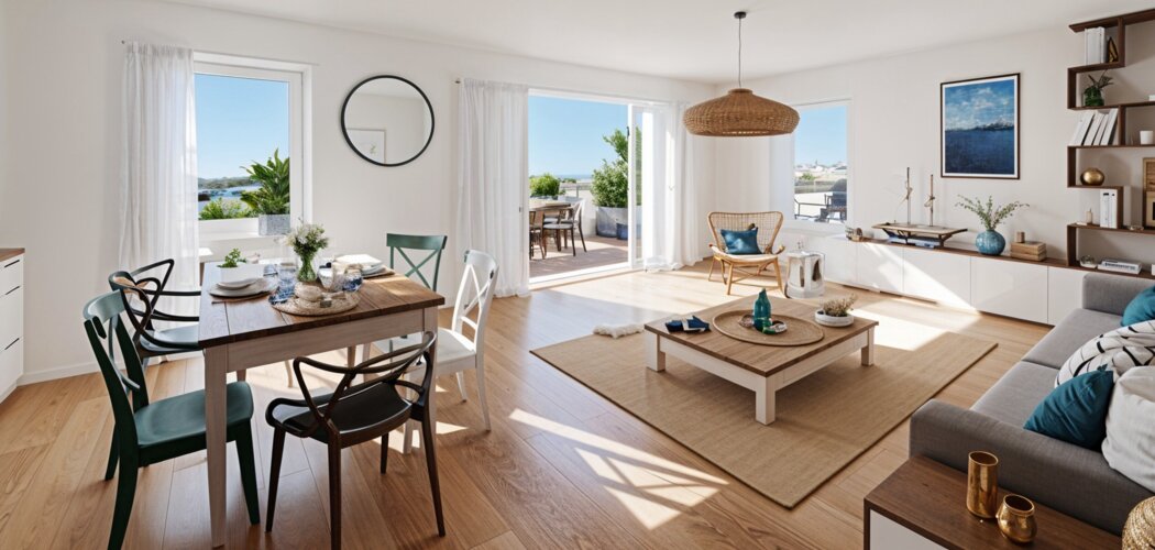 Programme immobilier neuf Domaine des Aubrais - Apparts - Saint-Hilaire-de-Riez adresse résidentielle à quelques minutes des plages (85270) - Référence : 16487