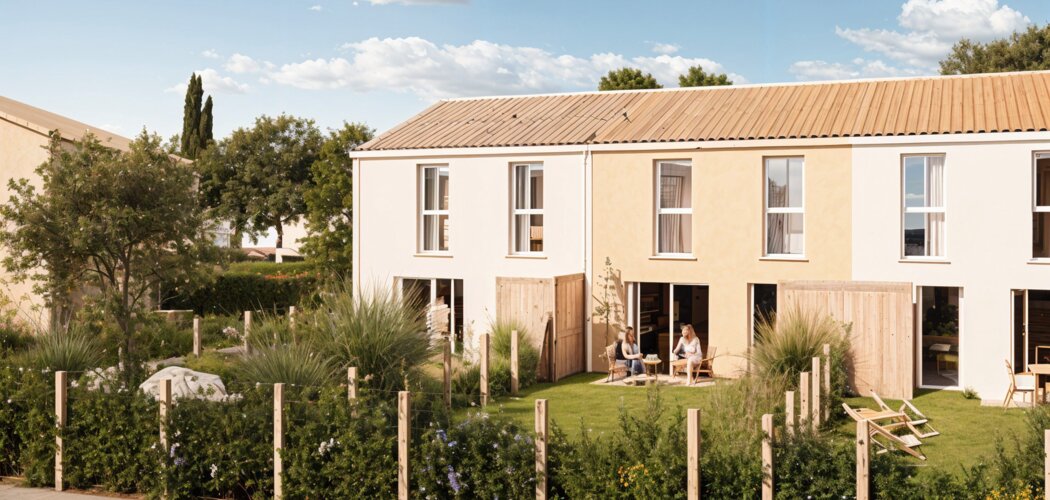 Programme immobilier neuf Domaine des Aubrais - Apparts - Saint-Hilaire-de-Riez adresse résidentielle à quelques minutes des plages (85270) - Référence : 16487