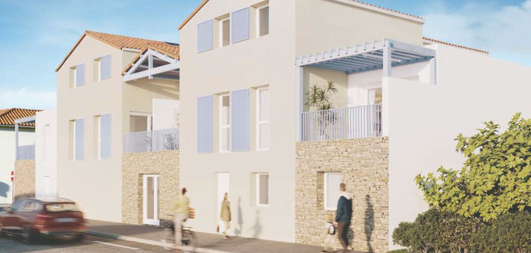 Programme immobilier neuf Beau rivage - Saint Hilaire de Riez duplex avec extérieur près océan et commerces (85270) - Référence : 17525