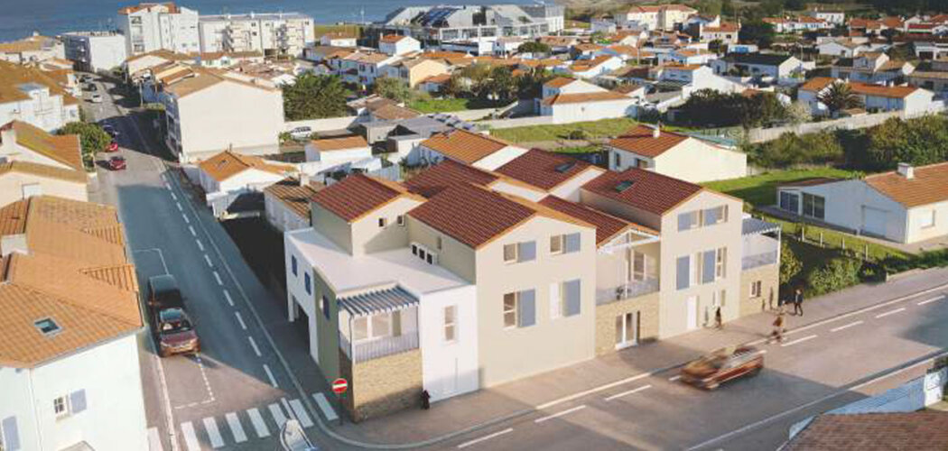 Programme immobilier neuf Beau rivage - Saint Hilaire de Riez duplex avec extérieur près océan et commerces (85270) - Référence : 17525