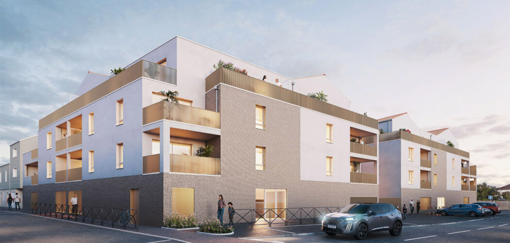 Programme immobilier neuf MAJALIS - Saint-Julien-de-Concelles centre-bourg à proximité des commerces (44450) - Référence : 13179