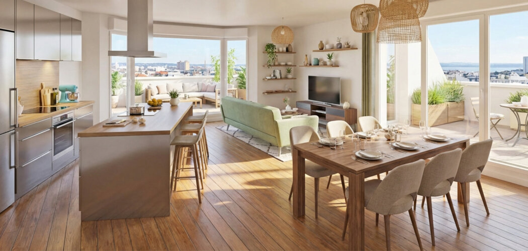Programme immobilier neuf CONVERGENCE - Saint-Nazaire à 45 min de Nantes près de l’océan (44600) - Référence : 15599