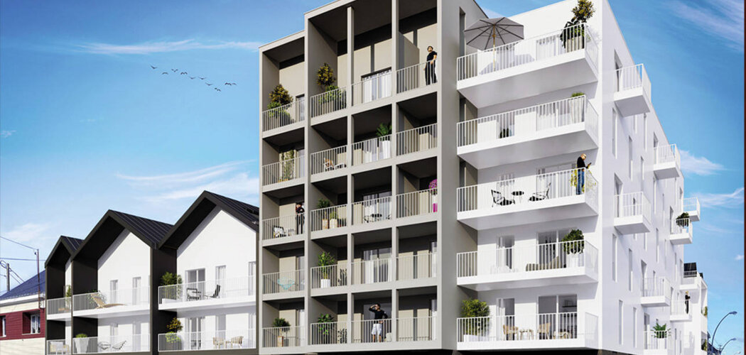 Programme immobilier neuf Coeur Océan - Saint-Nazaire : Résidence studio–T4 avec cadre résidentiel et confort optimisé proche des commodités (44600) - Référence : 17090