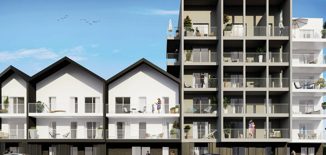 Programme immobilier neuf Coeur Océan - Saint-Nazaire : Résidence studio–T4 avec cadre résidentiel et confort optimisé proche des commodités (44600) - Référence : 17090