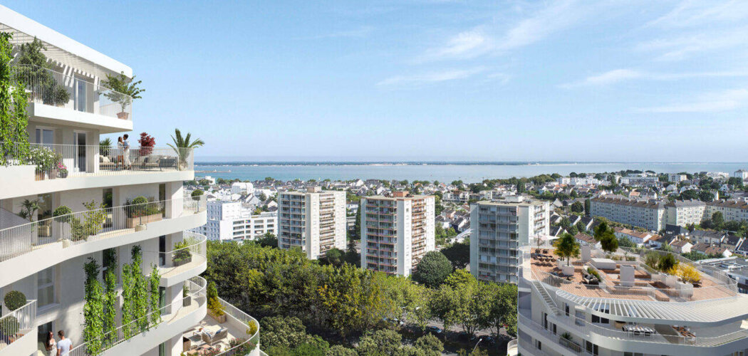 Programme immobilier neuf Harmony of the Sky - Saint-Nazaire : Résidence studio–T5 avec cadre panoramique et confort optimisé proche des commodités (44600) - Référence : 14482