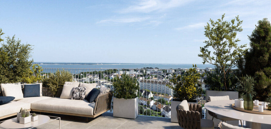 Programme immobilier neuf Harmony of the Sky - Saint-Nazaire : Résidence studio–T5 avec cadre panoramique et confort optimisé proche des commodités (44600) - Référence : 14482